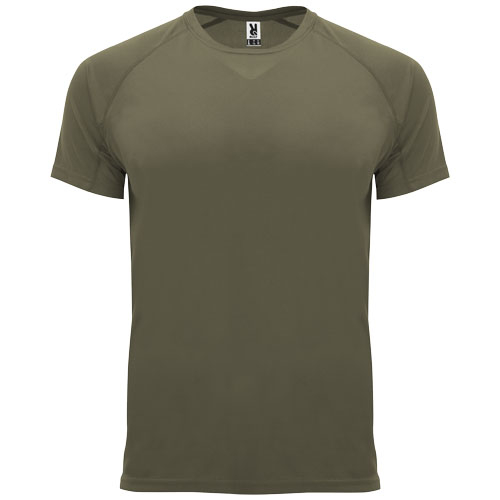T-shirt sport Homme personnalisé 135gr Bahrain ROLY Vert militaire